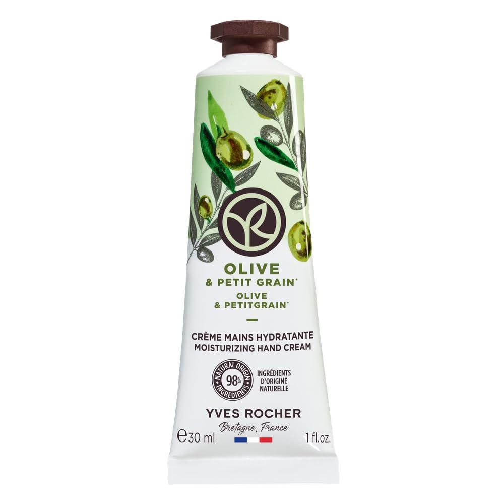 Yves Rocher Olive & Petitgrain Hand Cream - 30 ml | Silky Hydration
