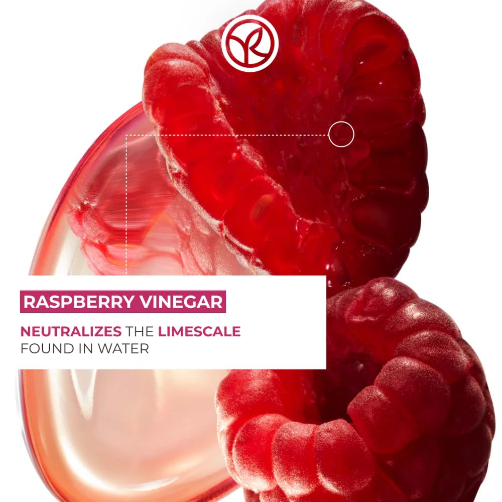 Yves Rocher Raspberry Shine Vinegar Rinse – Hair Shine & Smoothness, 150 ml