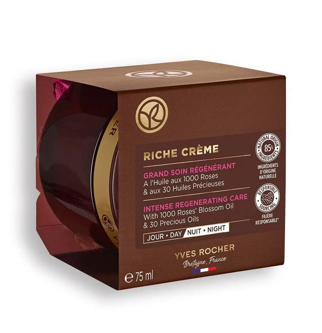 Yves Rocher Riche Crème Face Cream 75 ml – Day & Night for Mature Skin