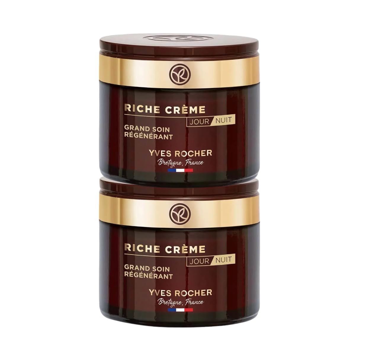 Yves Rocher Riche Crème – Day & Night Mature Skin Cream Set (2x75 ml)