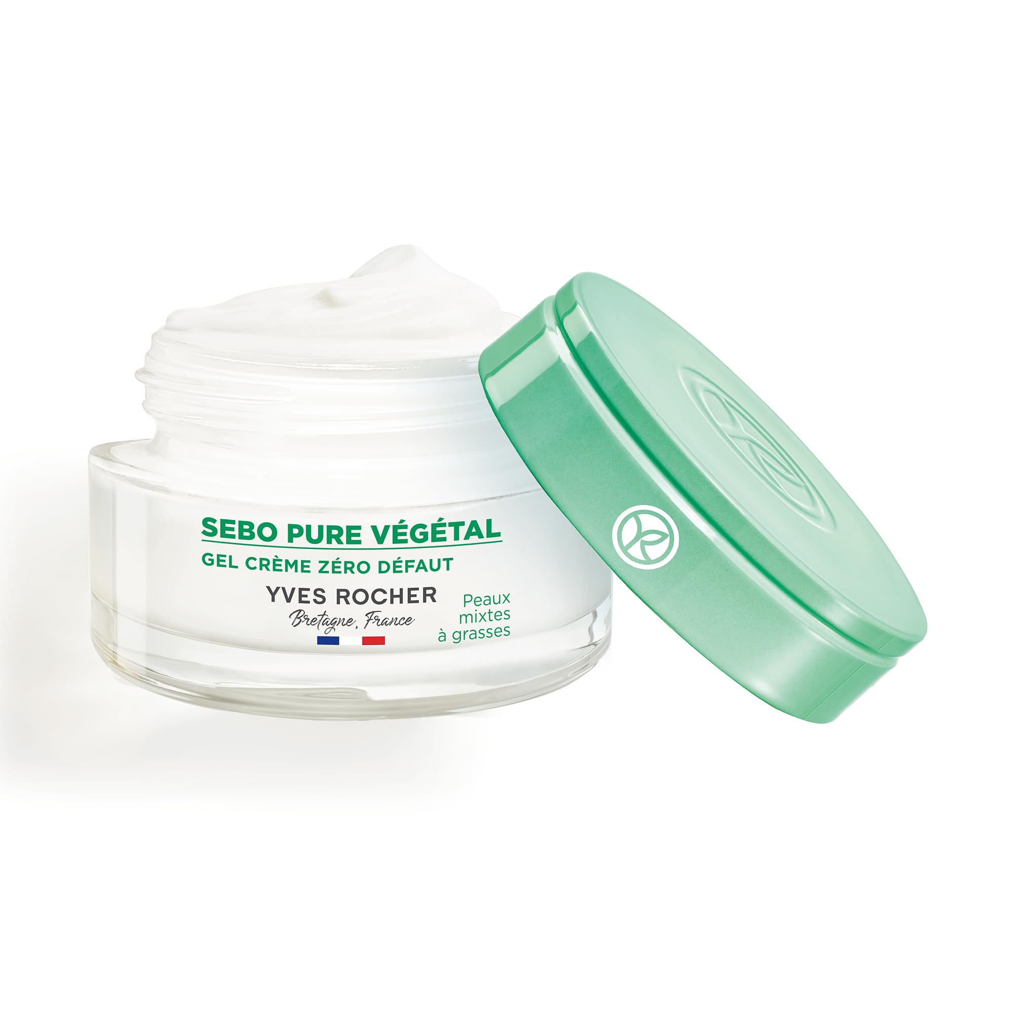 Yves Rocher Sebo Pure Gel Cream – Boreal Tea for Combination & Oily Skin, 50 ml