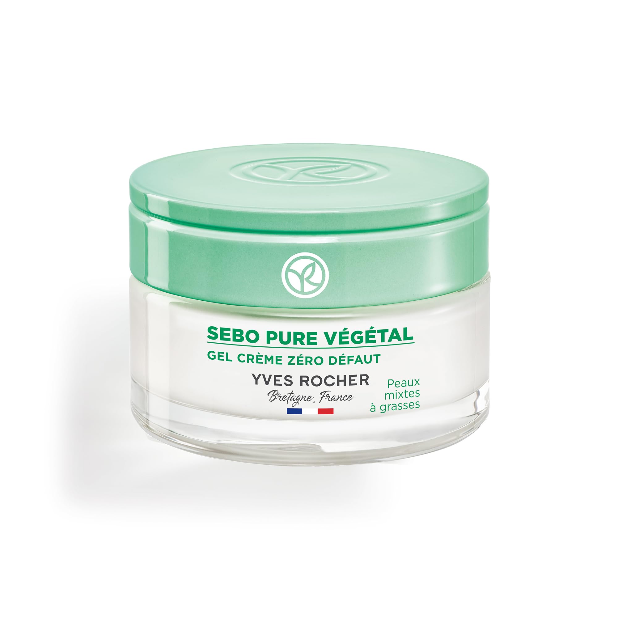 Yves Rocher Sebo Pure Gel Cream – Boreal Tea for Combination & Oily Skin, 50 ml
