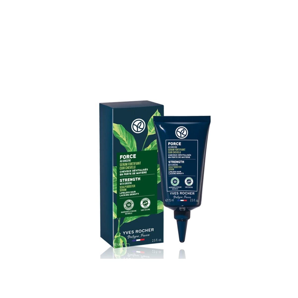 Yves Rocher Serum Force Intensive Scalp Booster – Strength Serum for Hair, 75 ml / 2.5 fl oz