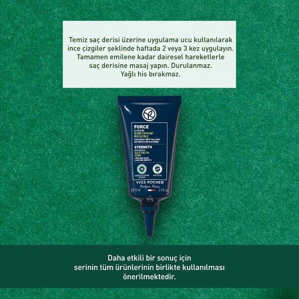Yves Rocher Serum Force Intensive Scalp Booster – Strength Serum for Hair, 75 ml / 2.5 fl oz