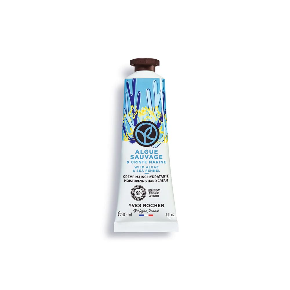 Yves Rocher Moisturizing Wild Algae and Sea Fennel Hand Cream - 30 ml / 1 fl oz
