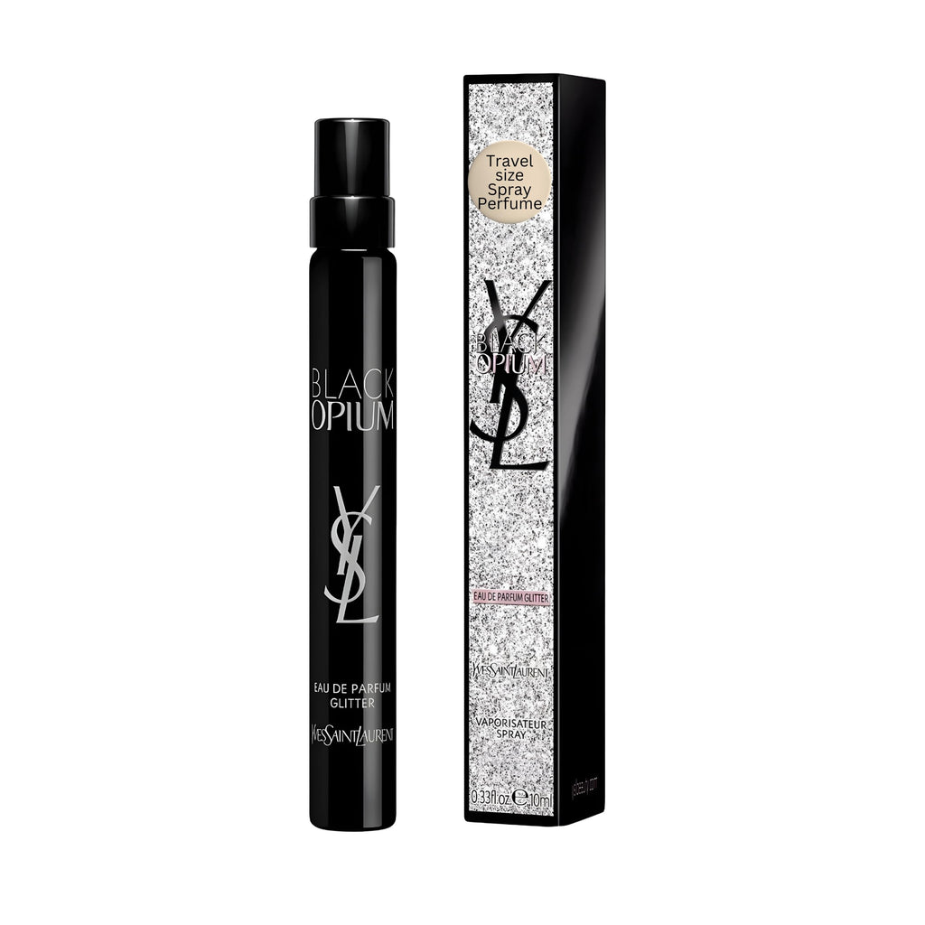 Yves Saint Laurent Black Opium Glitter EDP – Travel Size 0.33 oz for Women