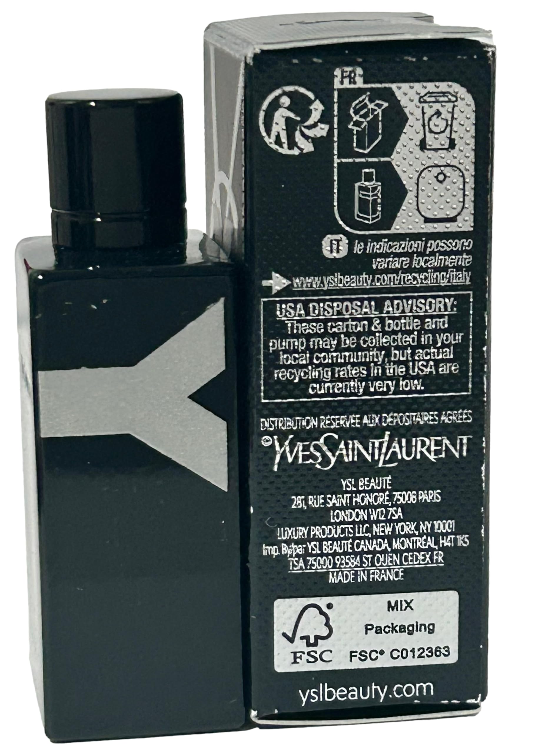Yves Saint Laurent Le Parfum YSL Men – Mini Travel Size Perfume 7.5 ml