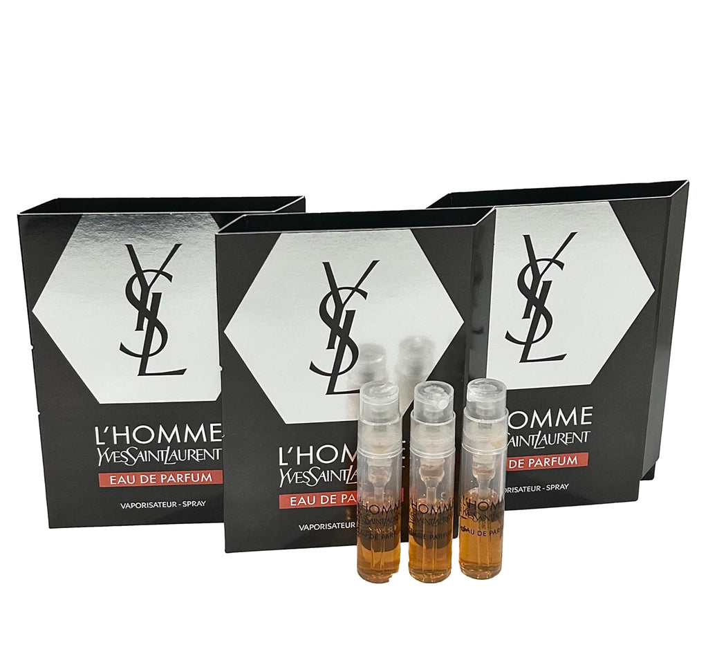 Yves Saint Laurent L'Homme EDP Sample Set – 3 Vials (1.2 ml each)