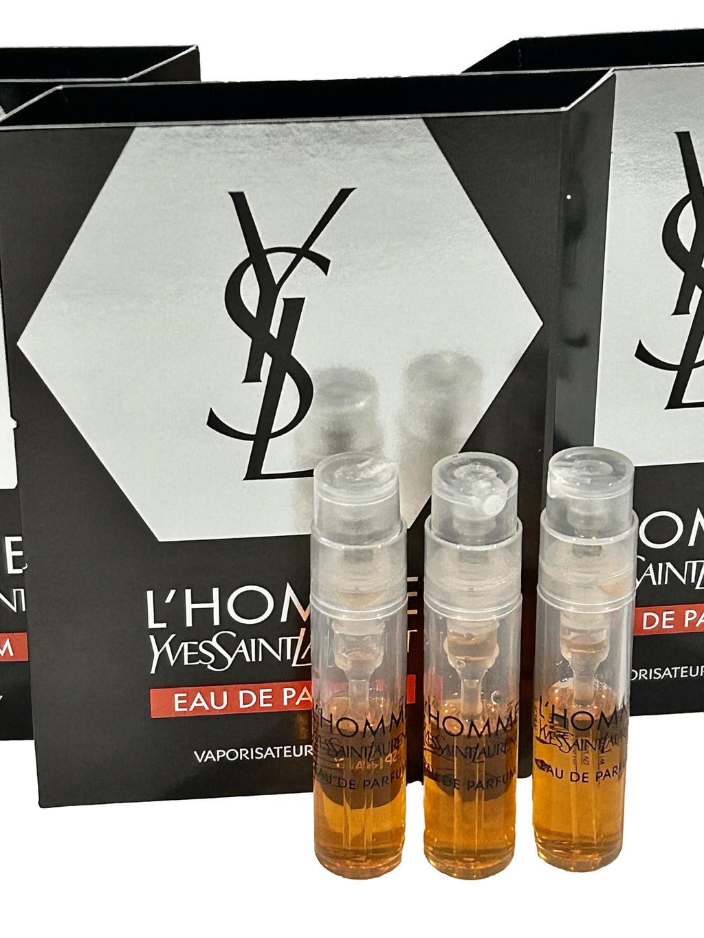 Yves Saint Laurent L'Homme EDP Sample Set – 3 Vials (1.2 ml each)