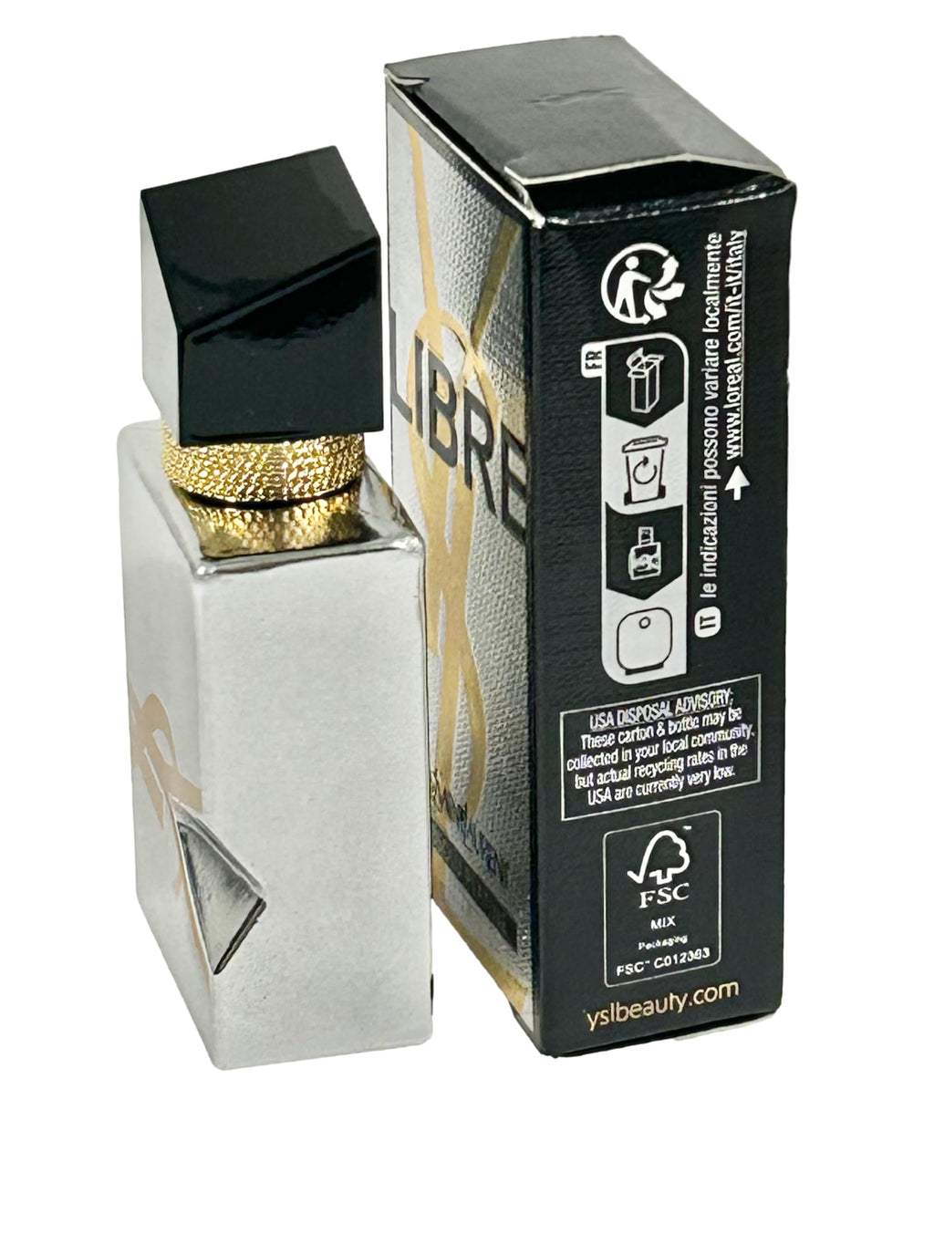 Yves Saint Laurent Libre Absolu Platine Mini Parfum Spray for Women — 0.25 oz