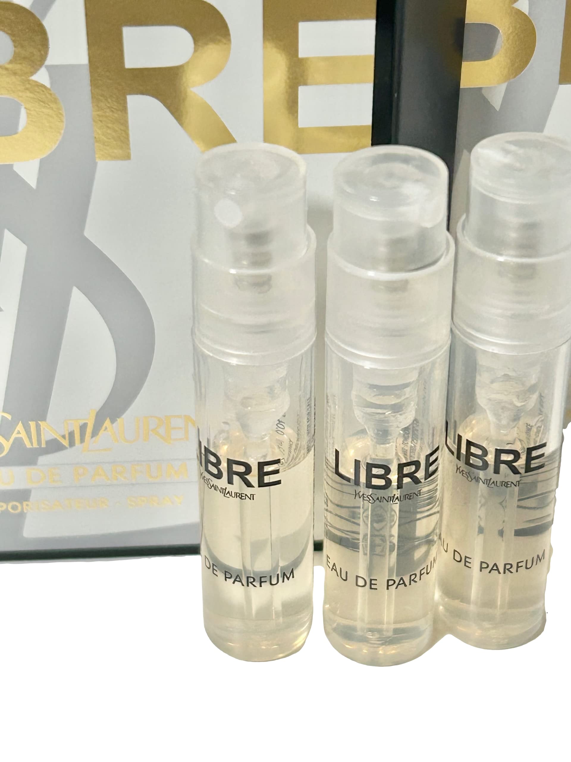 Yves Saint Laurent Libre Sample Set — 3 x 1.2 ml Travel-Size Sprays (Women)
