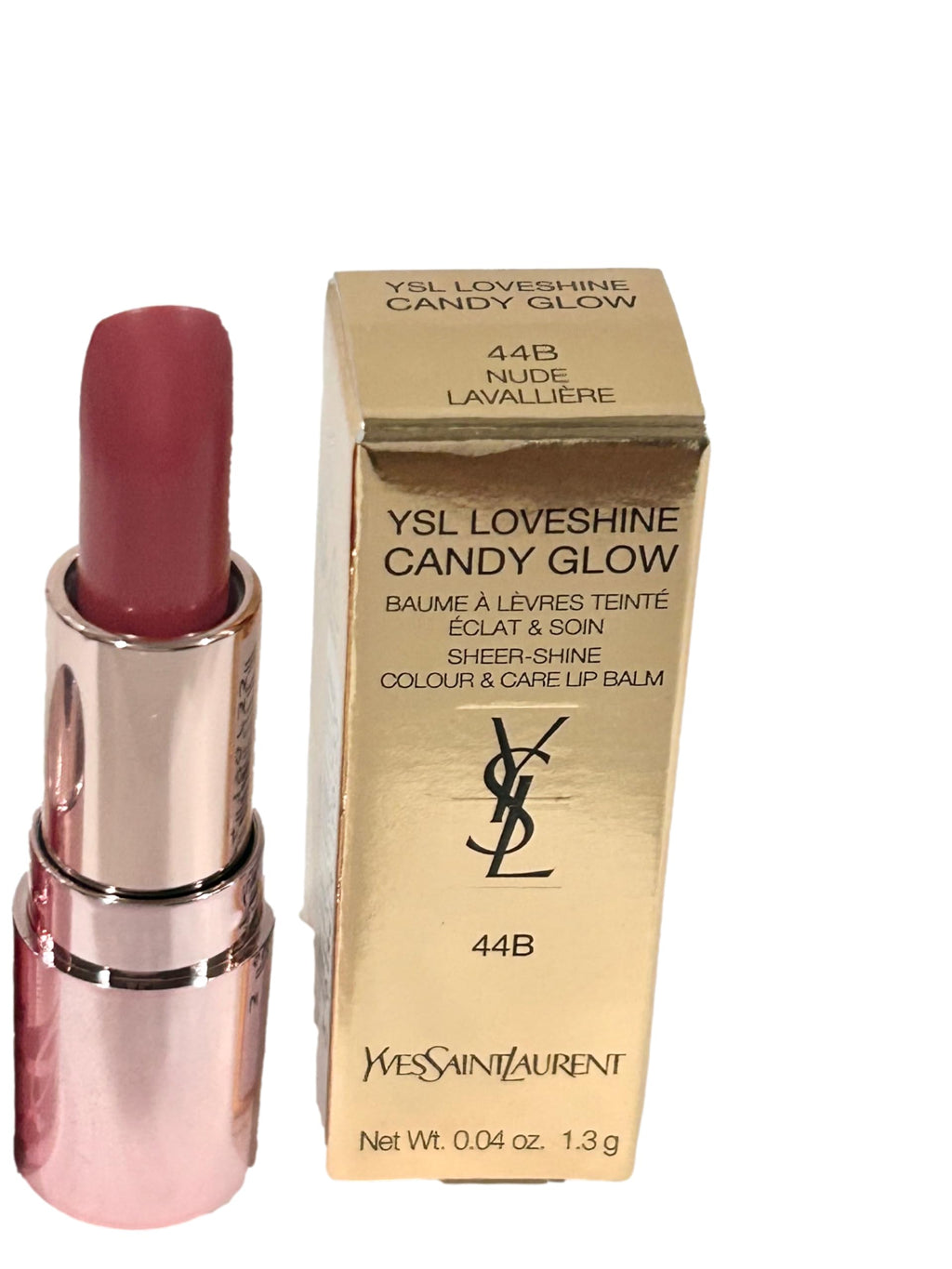 Yves Saint Laurent Loveshine Candy Glow Lipstick 44B Nude Lavalliere – Mini Travel Size
