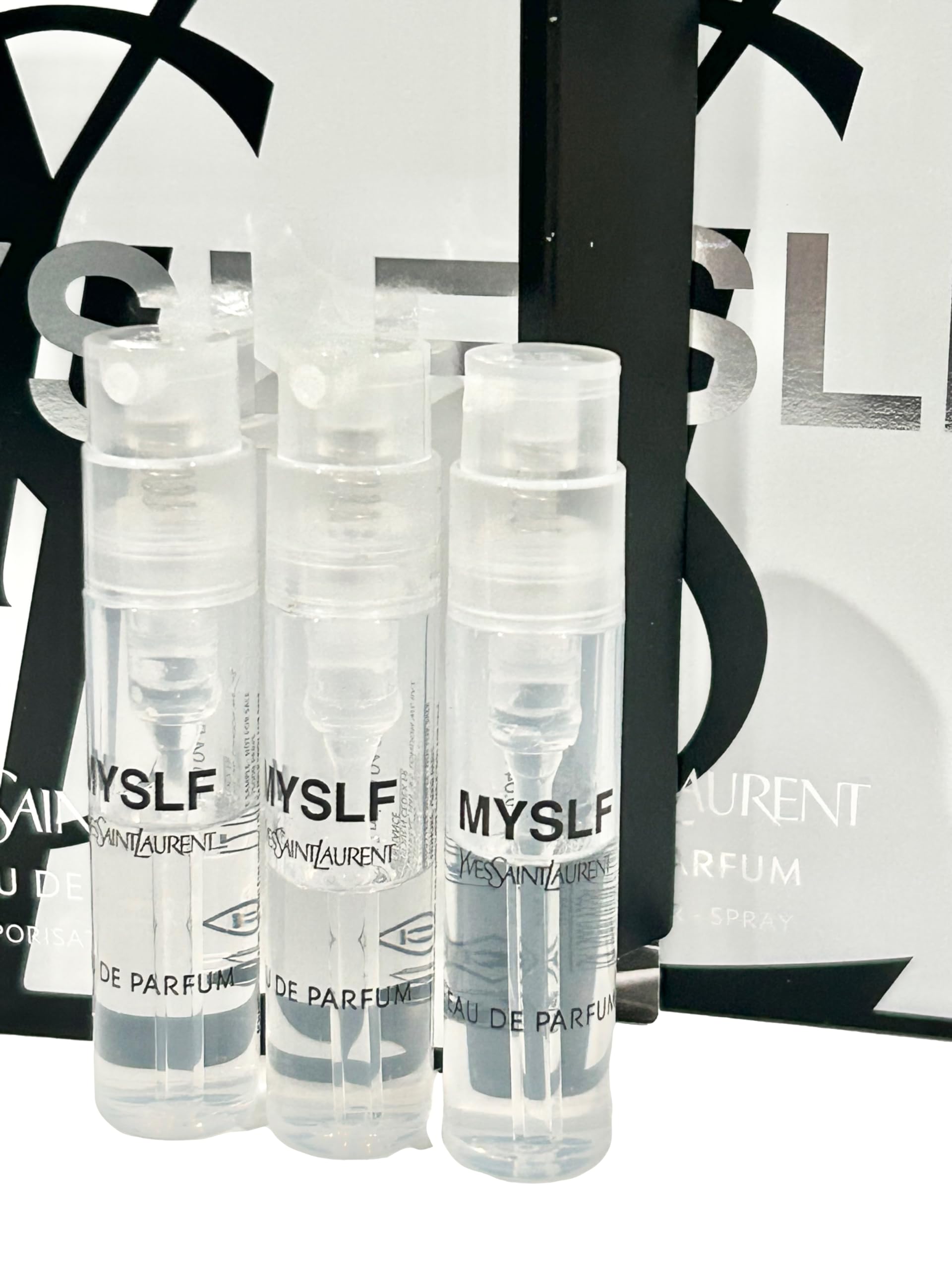 Yves Saint Laurent MYSLF Sample Spray – 3 Travel Vials (1.2 ml each)