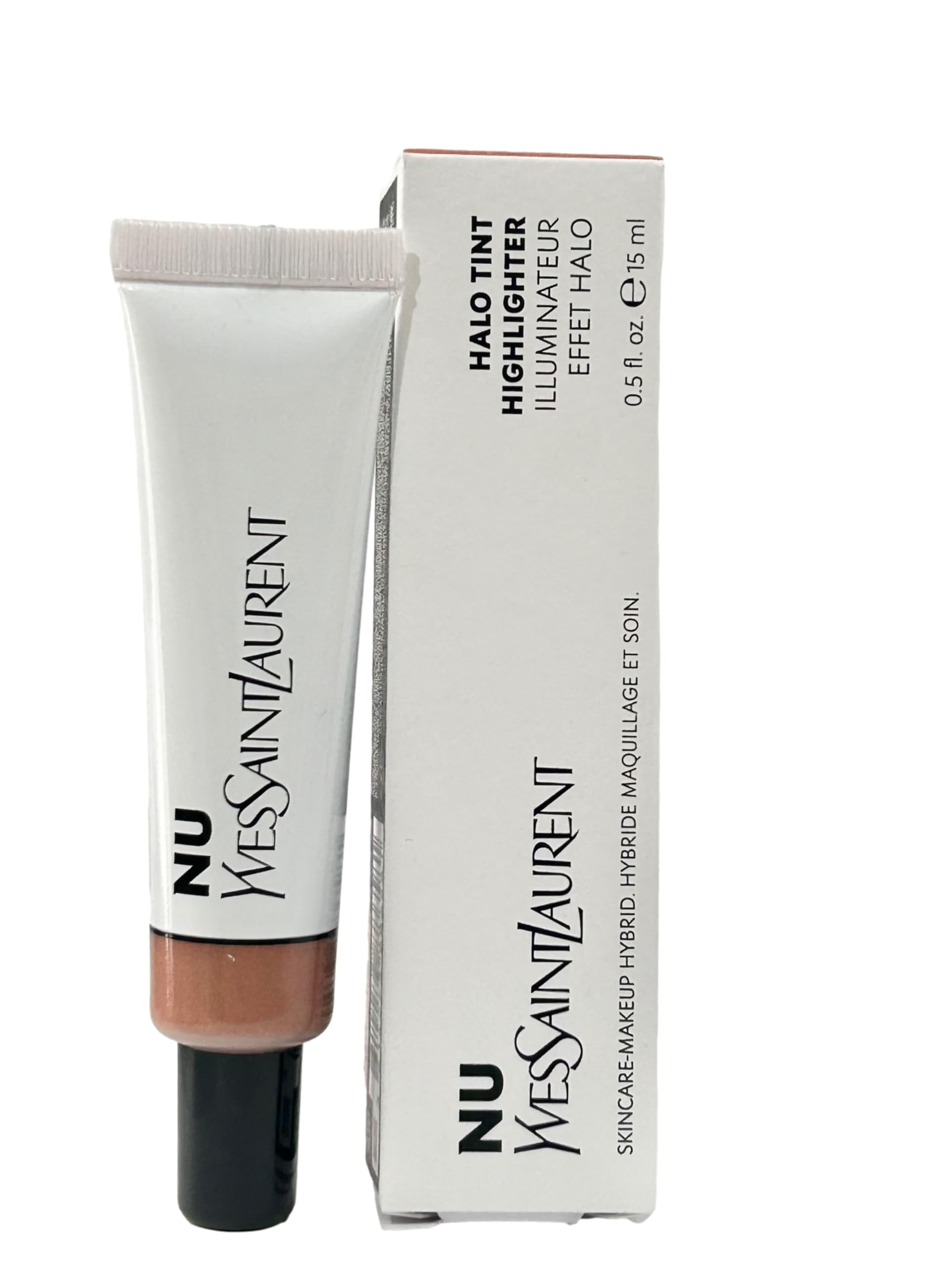 Yves Saint Laurent NU GOLD Halo Tint Highlighter – Lightweight Glow Skincare Makeup 0.5 fl oz / 15 ml