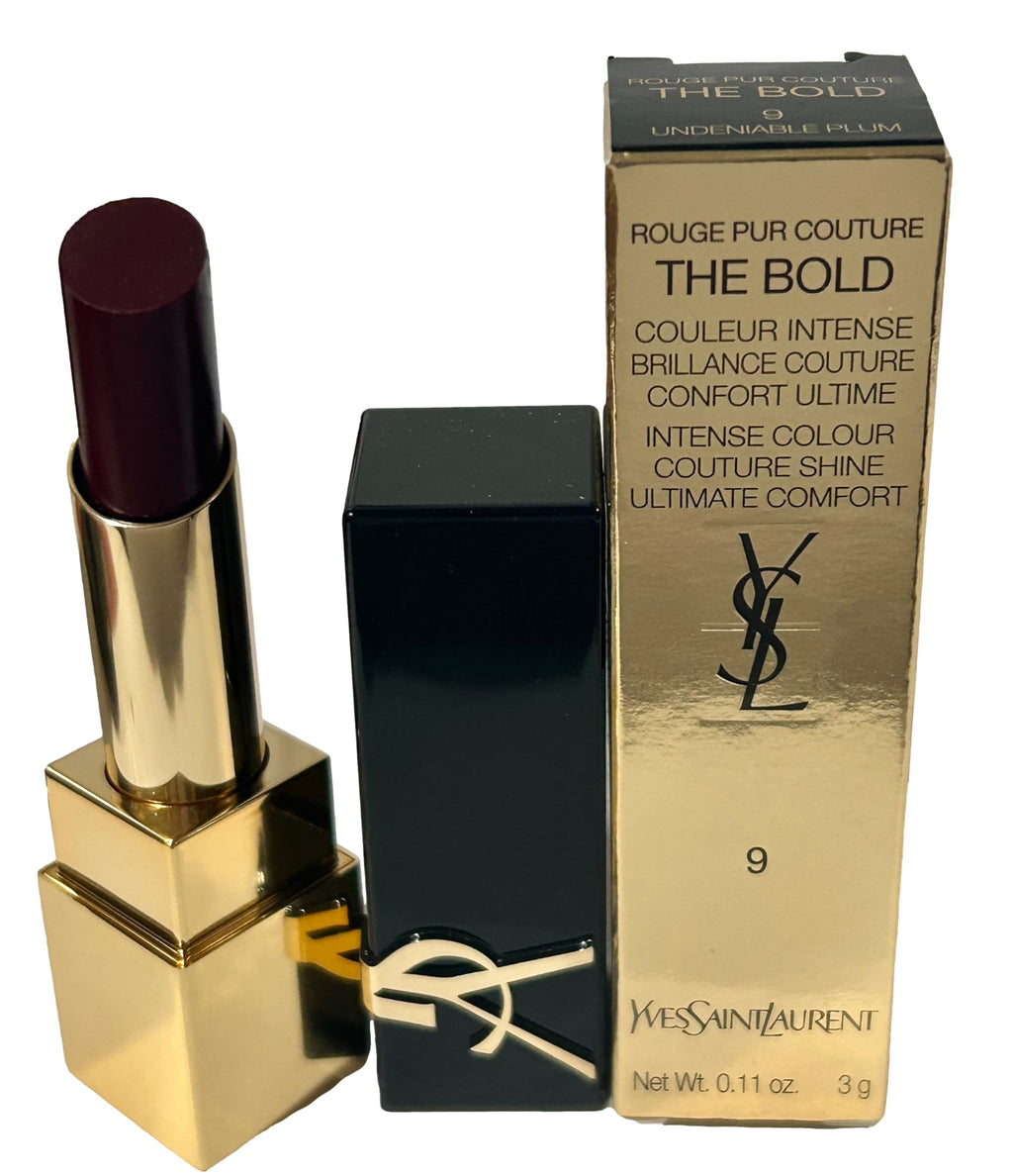 Yves Saint Laurent Rouge Pur Couture The Bold Lipstick – Shade Undeniable Plum (Full Size)