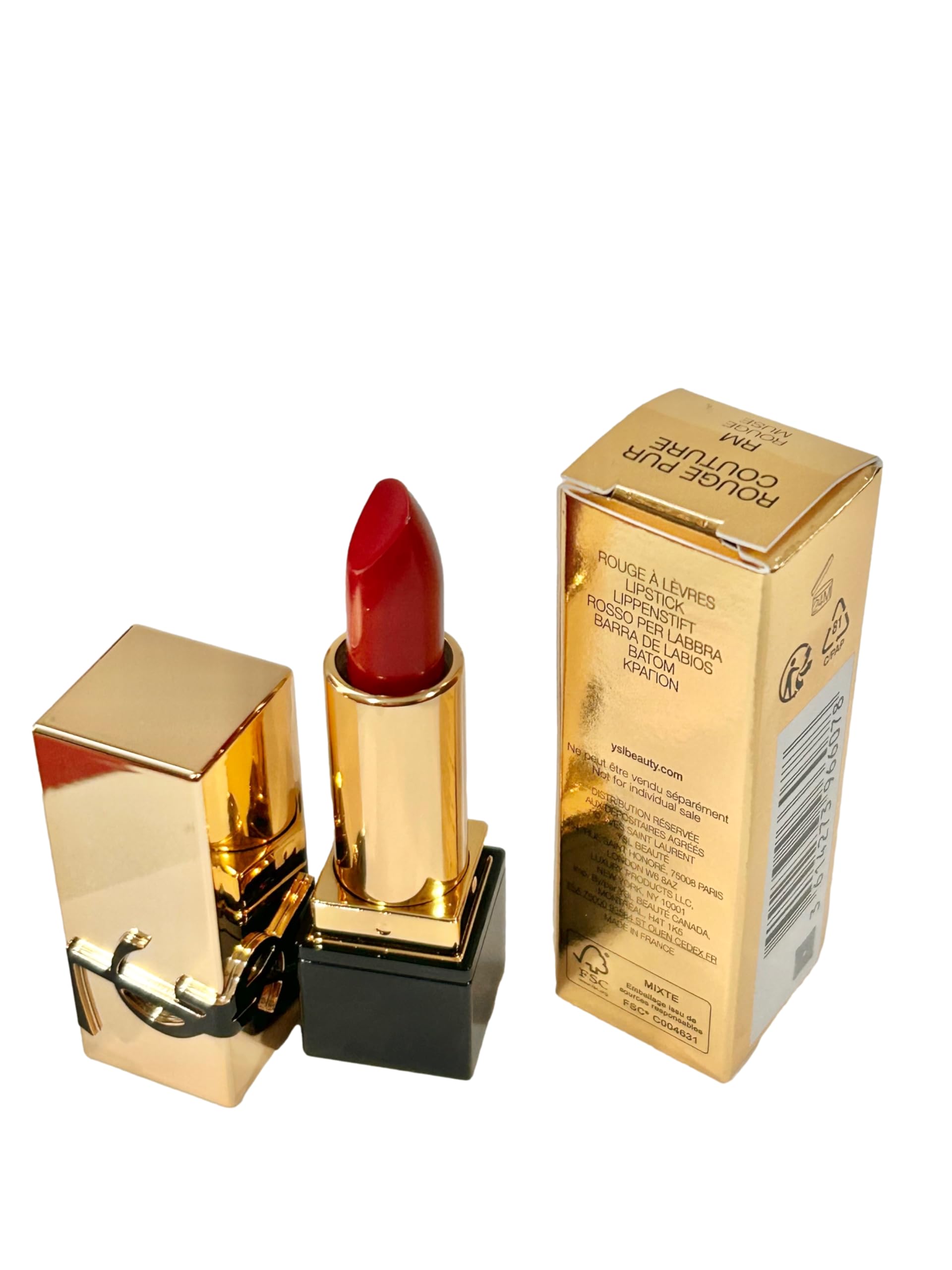 Yves Saint Laurent Rouge Pur Couture RM ROUGE MUSE Lipstick – Mini Travel Size 0.04 oz