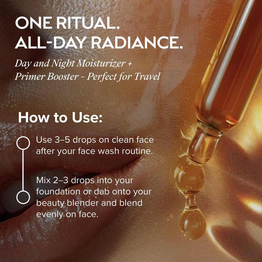 ZAAINA Extra Glow Face Serum – Natural Hydrating Glow Oil for All Skin Types