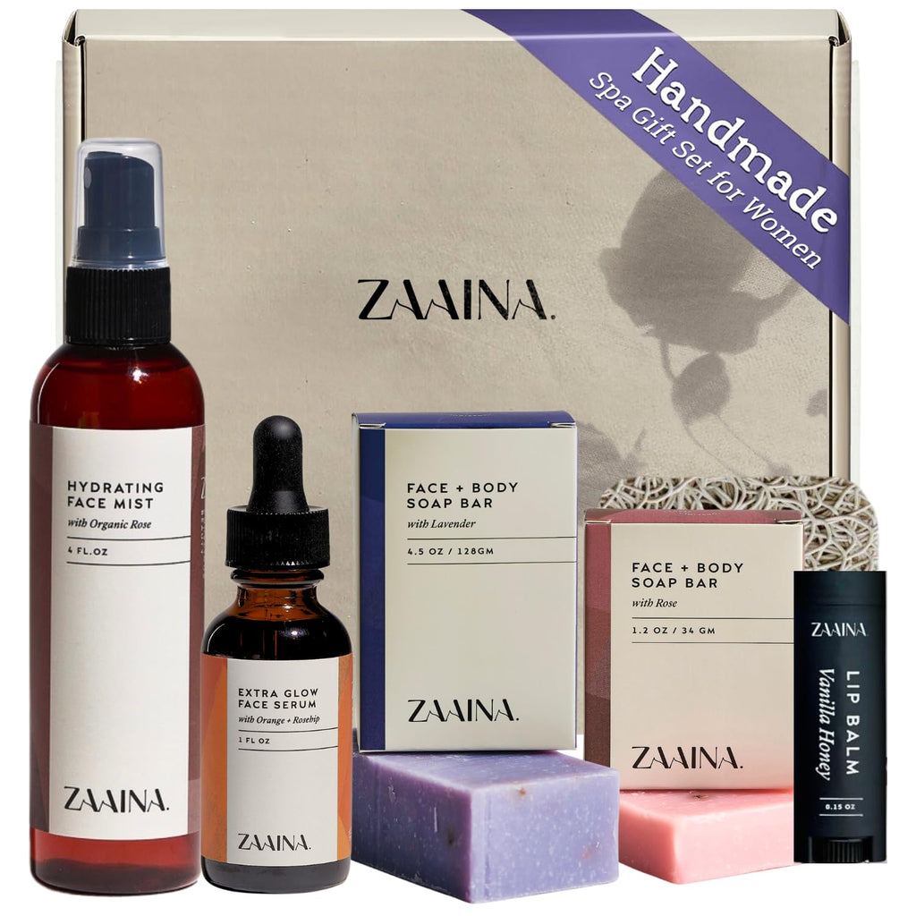 ZAAINA Spa Gifts for Women – Relaxing Home Spa Gift Set for Her | Gift Box for Moms, Wives & Friends