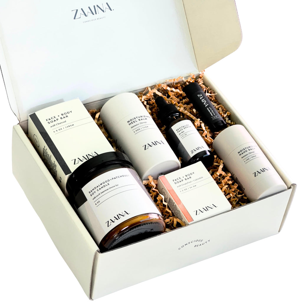 ZAAINA Men's Care Package - Luxury Natural Grooming Gift Set for Him