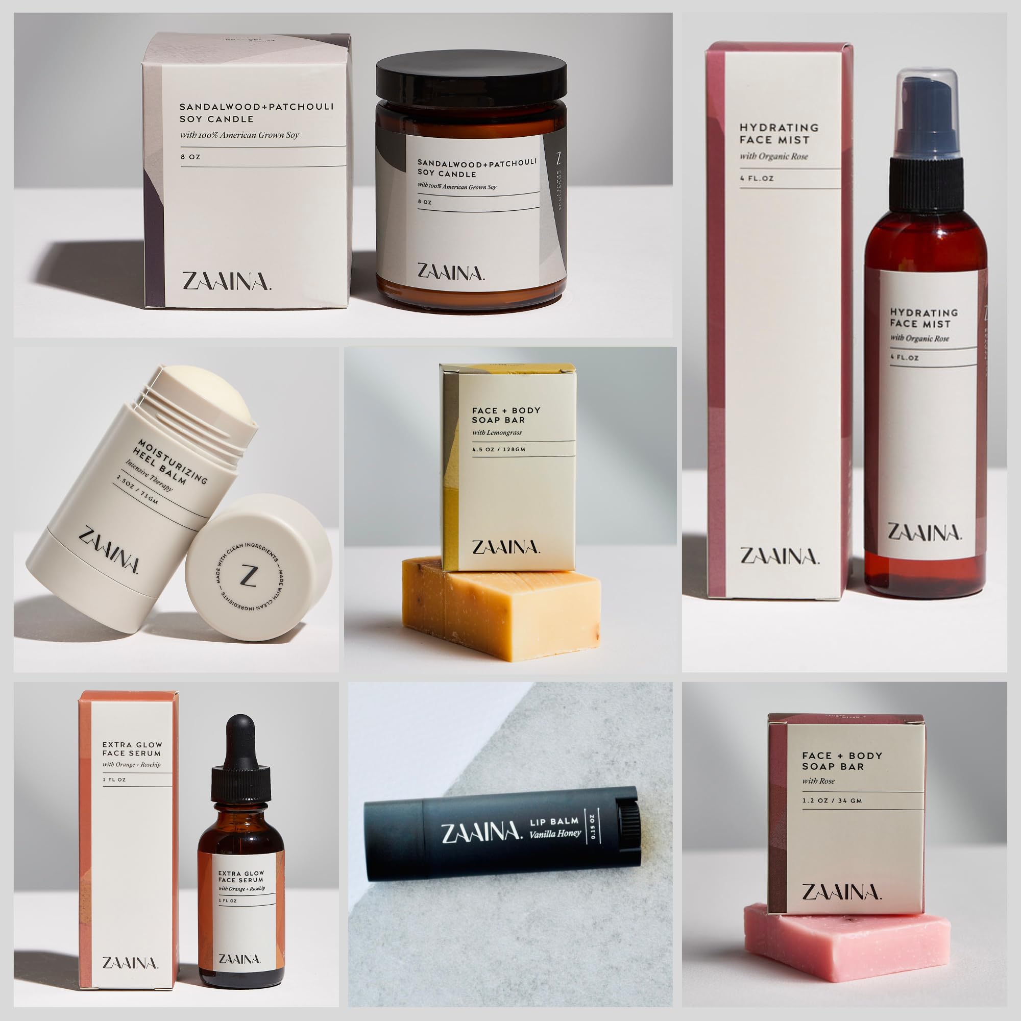 ZAAINA Spa Gift Set for Women | Luxury Self-Care Gift Box | Handmade in USA
