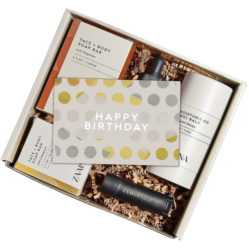 ZAAINA Men's Birthday Care Package with Card | Luxury Gift Set