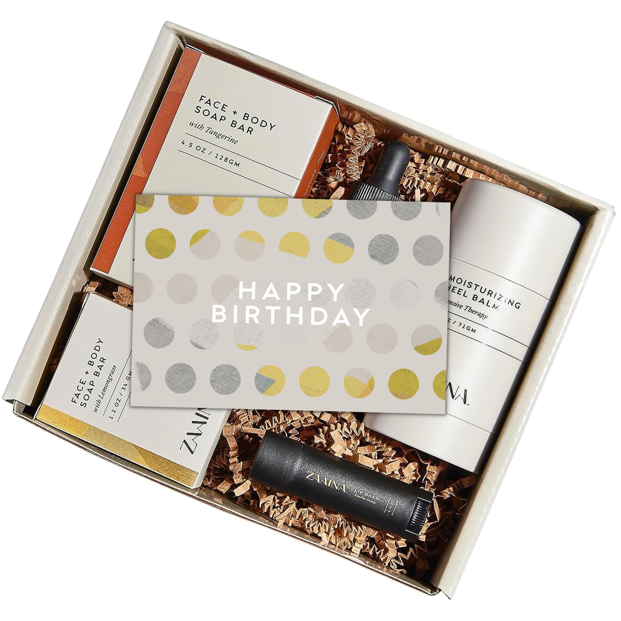 ZAAINA Men's Birthday Care Package with Card | Luxury Gift Set