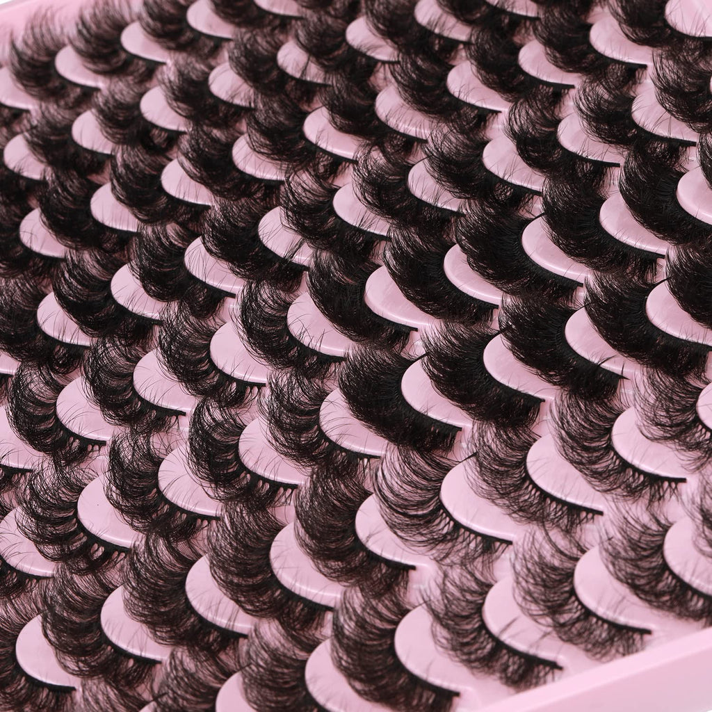 Zanlufly 48 Pairs Mink Lashes – 8 Styles Dramatic Long Faux Eyelashes Pack