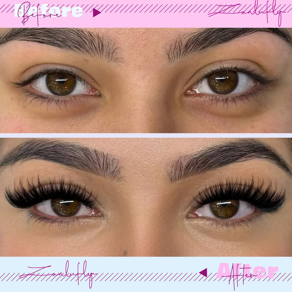 ZANLUFLY Wispy Lash Clusters D Curl 180Pcs | Natural 3D Look, 10-18mm