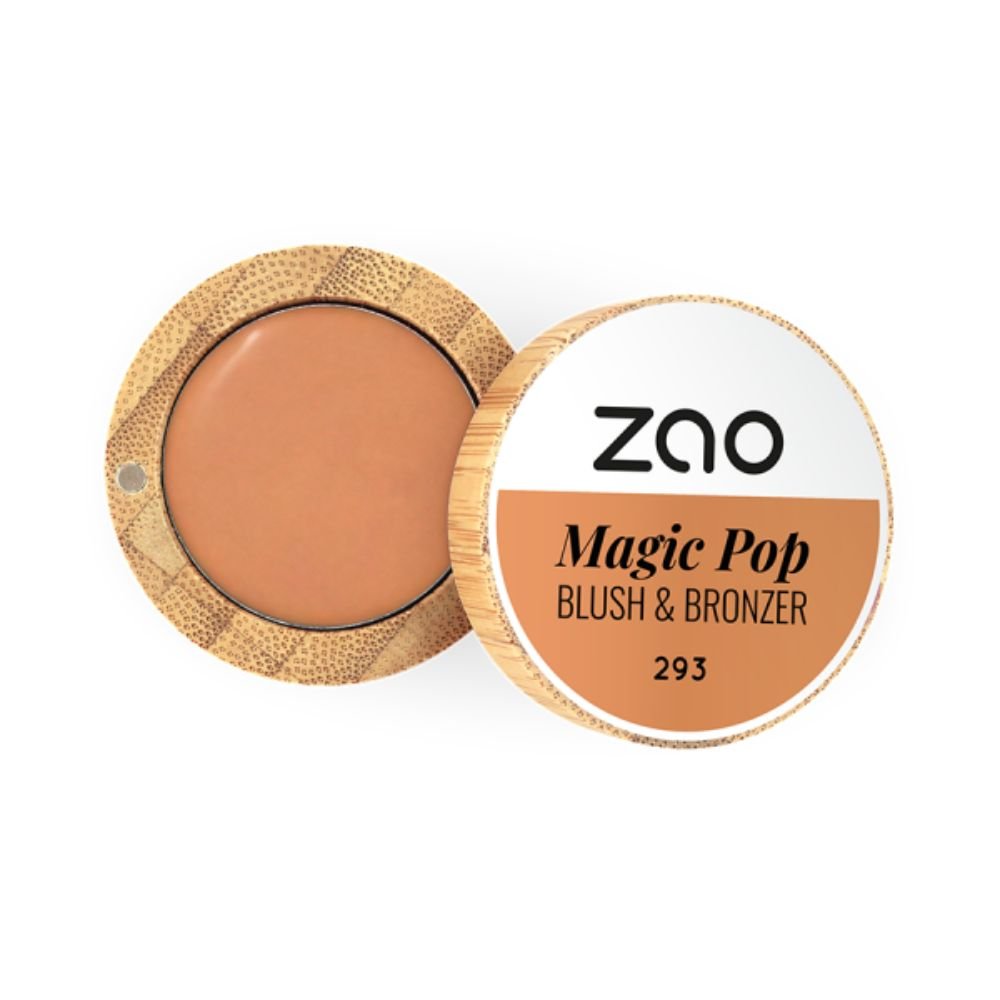 Zao Magic Pop Balm Amber Glow 293 – Limited Edition Organic Blush & Bronzer
