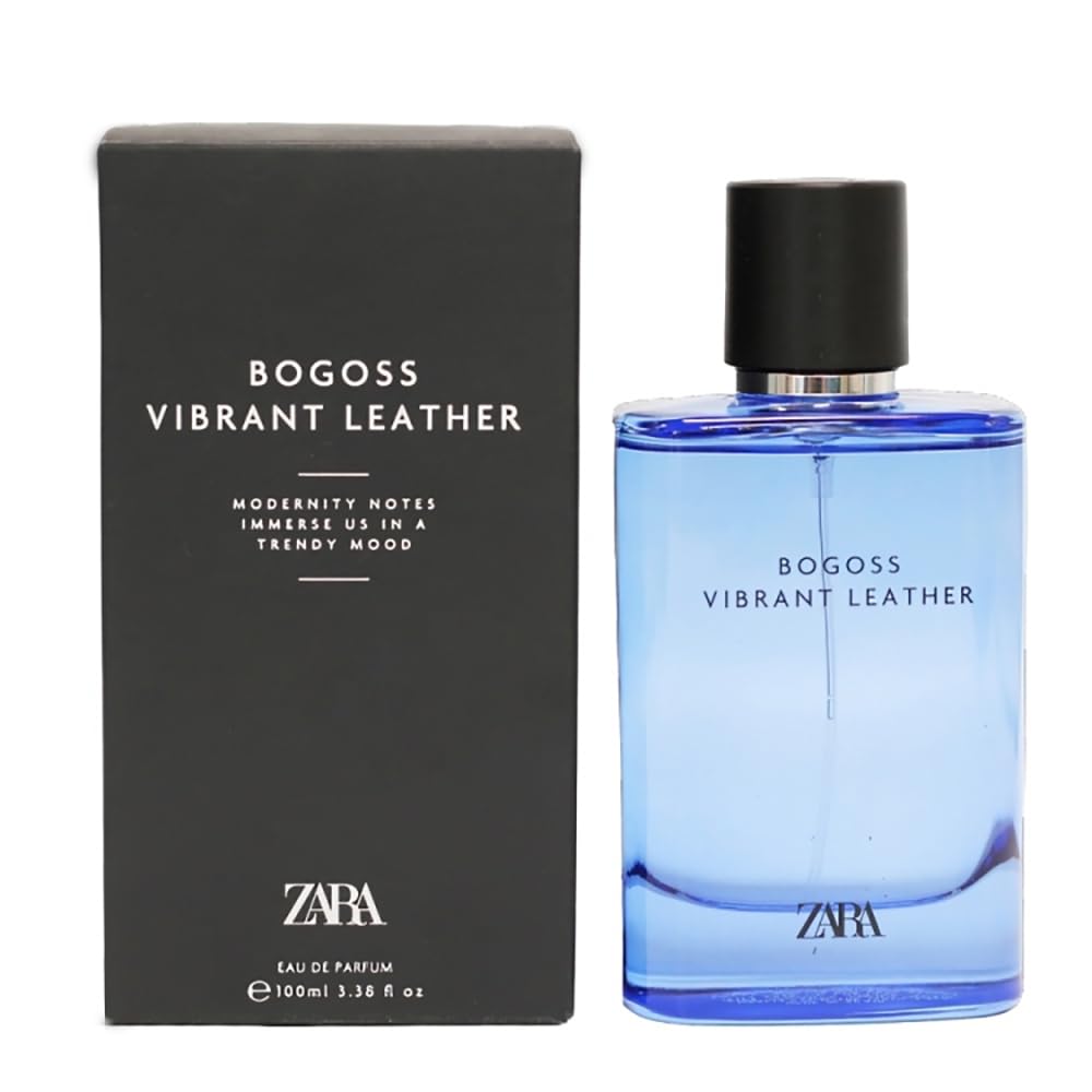 Zara Bogoss Vibrant Leather EDP for Men – 100 ml | Long-Lasting, Fruity-Woody Fragrance