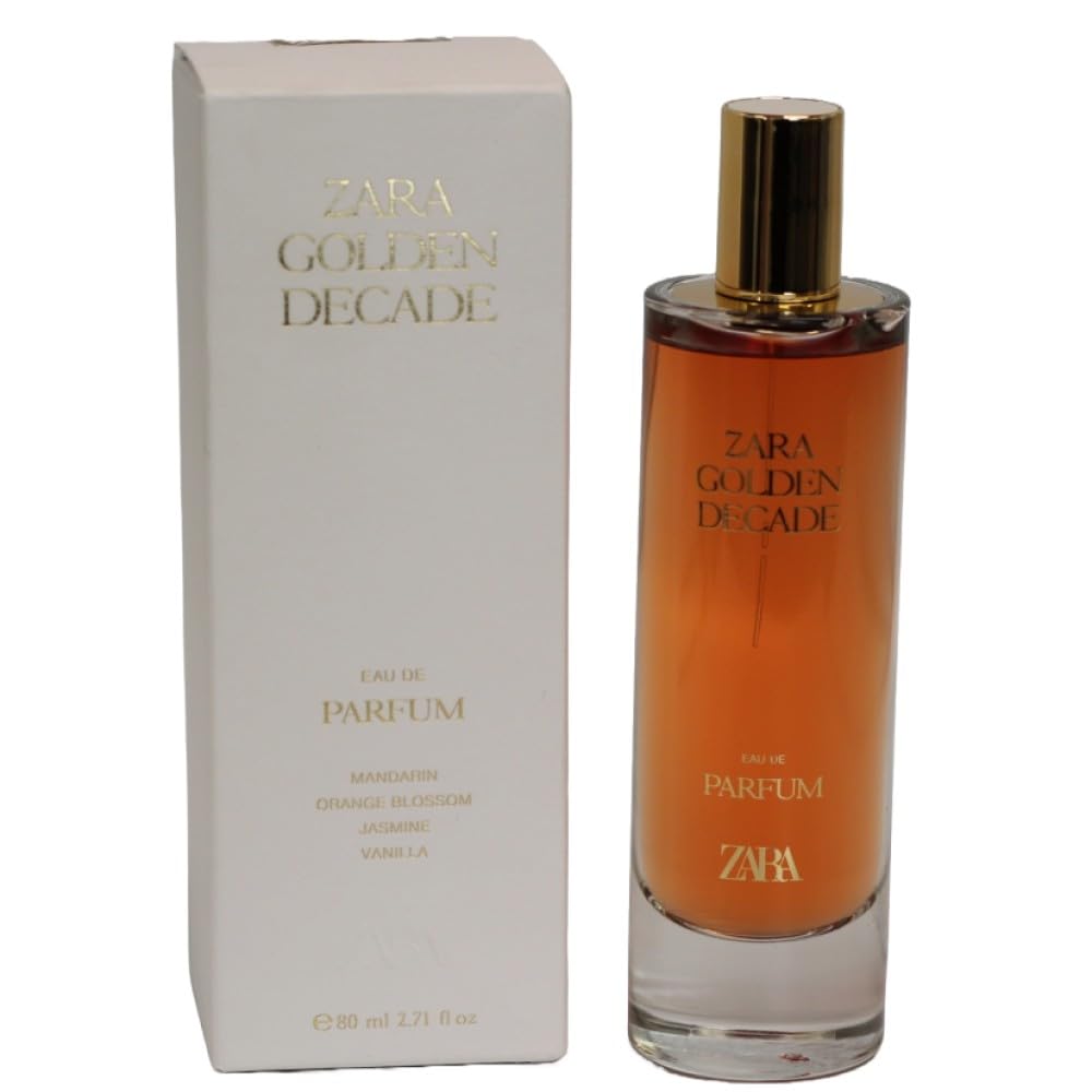 Zara Golden Decade EDP for Women – 80ml | Sophisticated & Timeless Fragrance by Zara