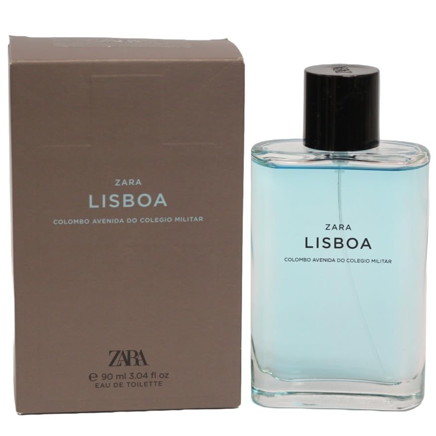 Zara Man Lisboa Colombo EDT 90ml – Fresh Citrus, Musk, Sporty Fragrance for Men