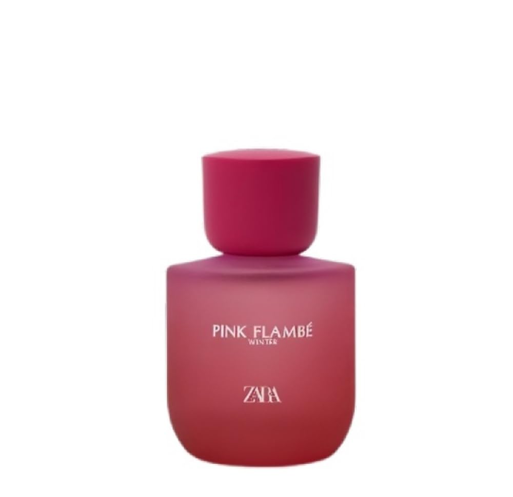 Zara Pink Flambé Winter EDT for Women – 90ml | Warm Floral Scent with Pear, Freesia, Violet & Rose