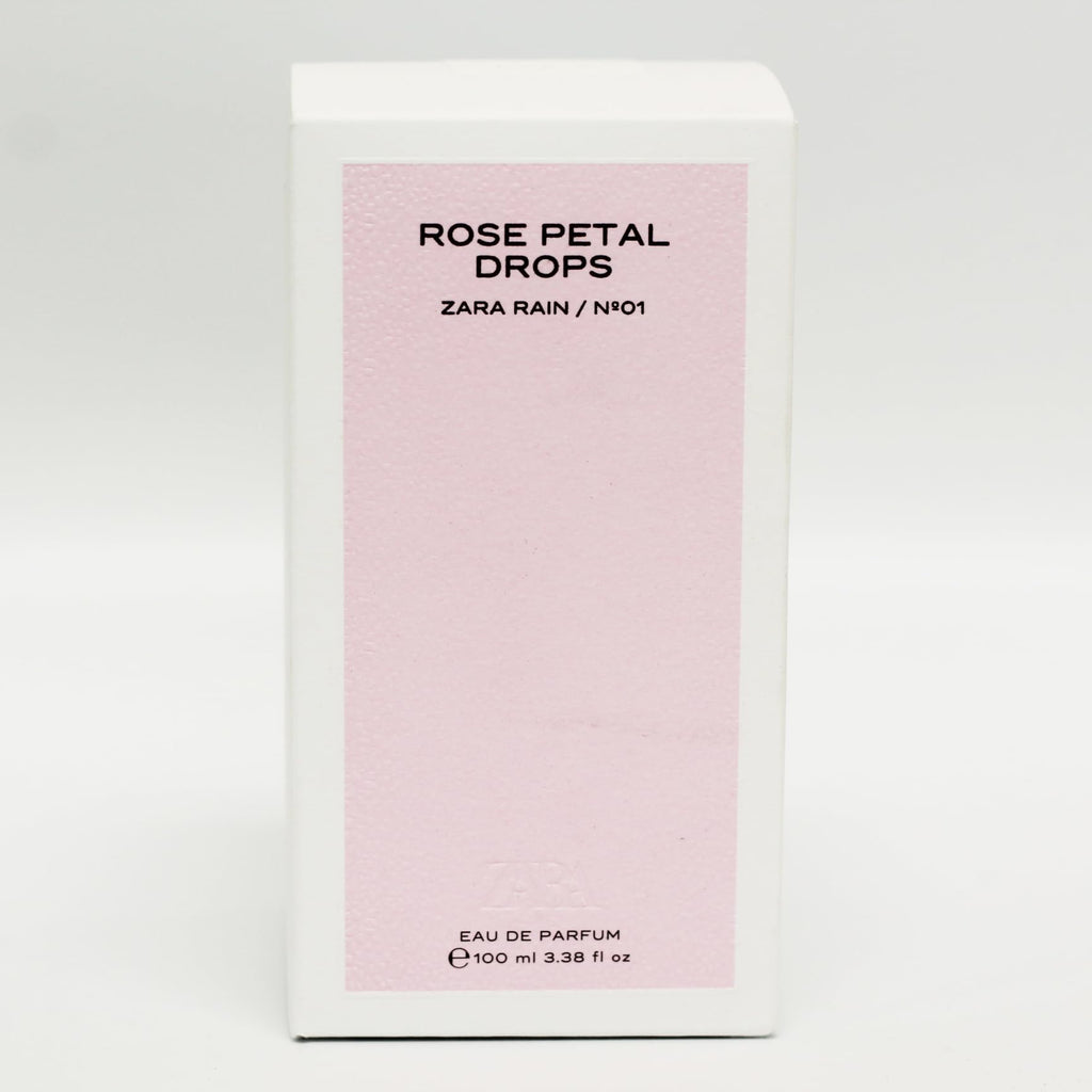 Zara Rain N°01 Rose Petal Drops EDP – Floral Fruity Rose & Amber for Women, 100 ml