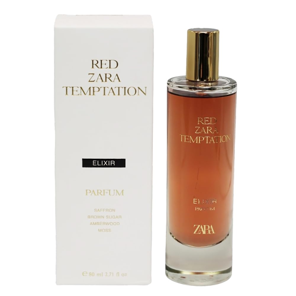 Zara Red Temptation Elixir Parfum for Women – EDP Spray 80ml | Elegant, Long-Lasting Scent