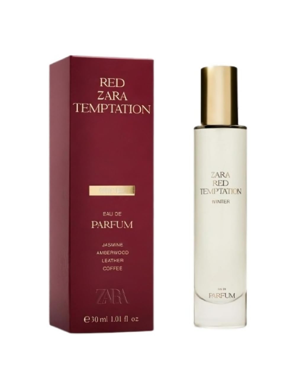Zara Red Temptation Winter EDP | 30ml Eau de Parfum – Fruity Orange, Floral Notes & Woody Amber
