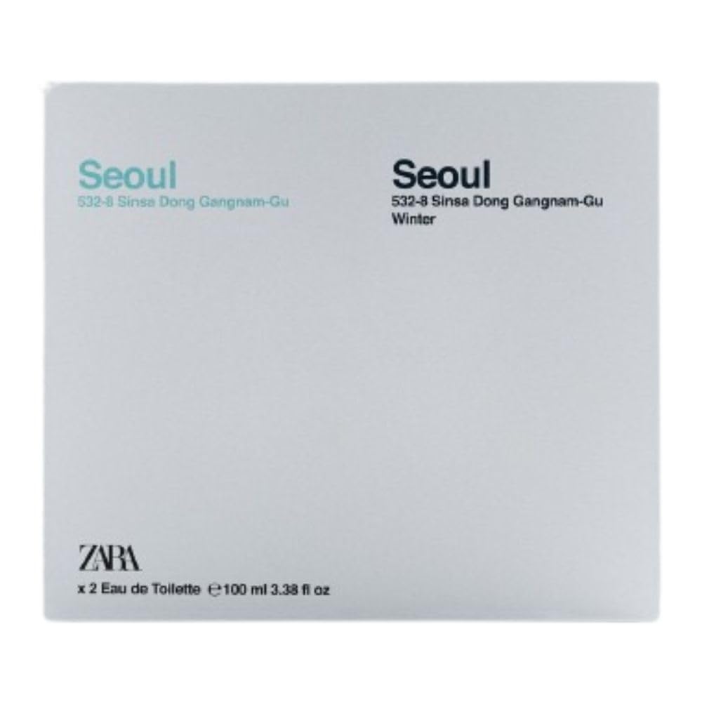 Zara Seoul + Seoul Winter EDT 2x100ml – Fresh & Sporty Men’s Fragrance Duo