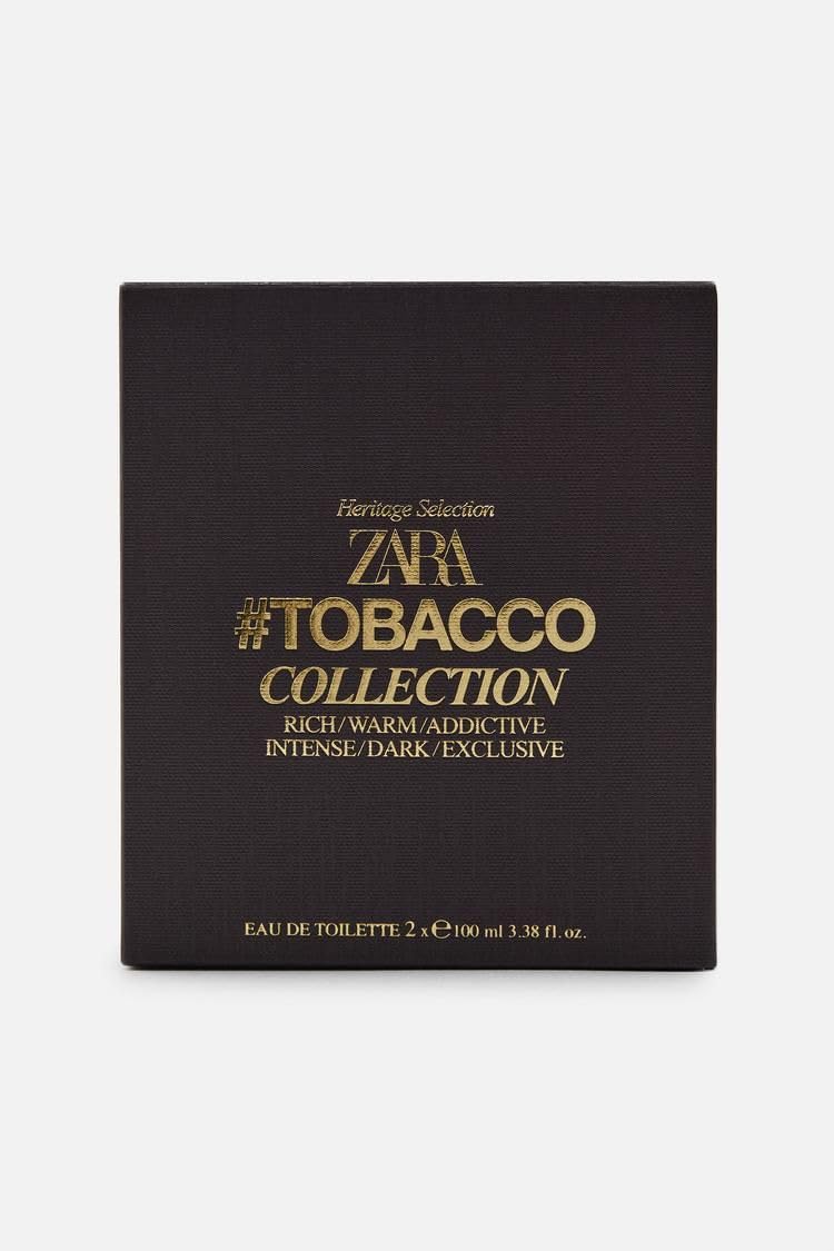 Zara Men’s Tobacco Collection 2X Eau de Toilette – Rich, Warm & Intense (3.4 fl oz each)