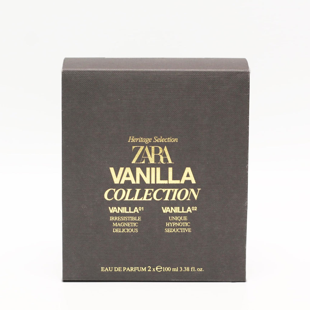 ZARA Vanilla Collection 01 & 02 EDP Set for Men – 2x100ml Fragrance Duo