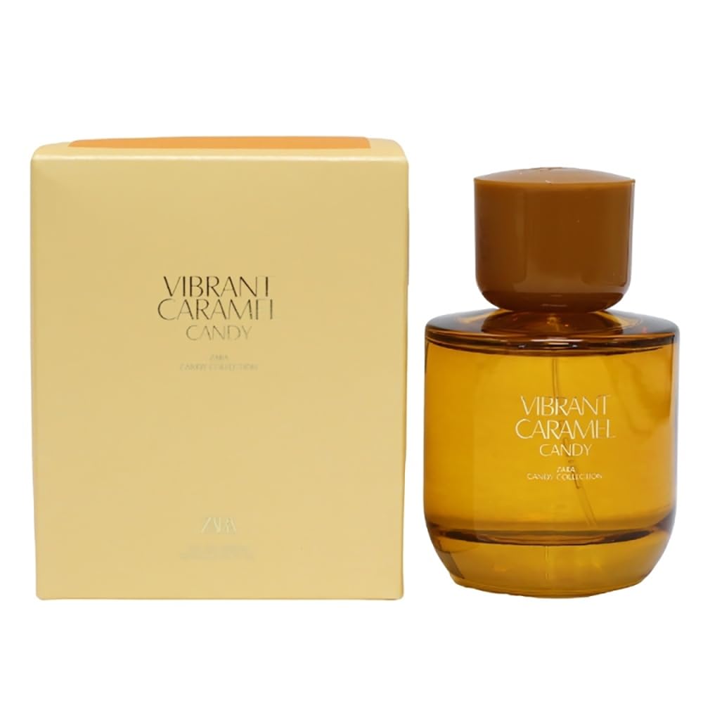 ZARA Vibrant Caramel Candy EDP for Women — 90 ml | Long-Lasting Gourmand Fragrance