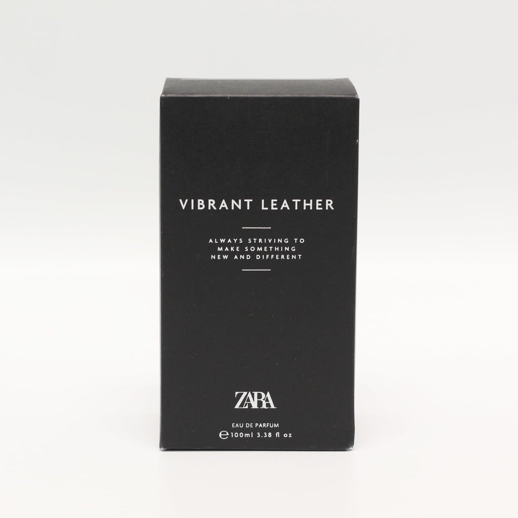 Zara Vibrant Leather EDP for Men – 100 ml (3.38 oz) | Dynamic Woody Leather