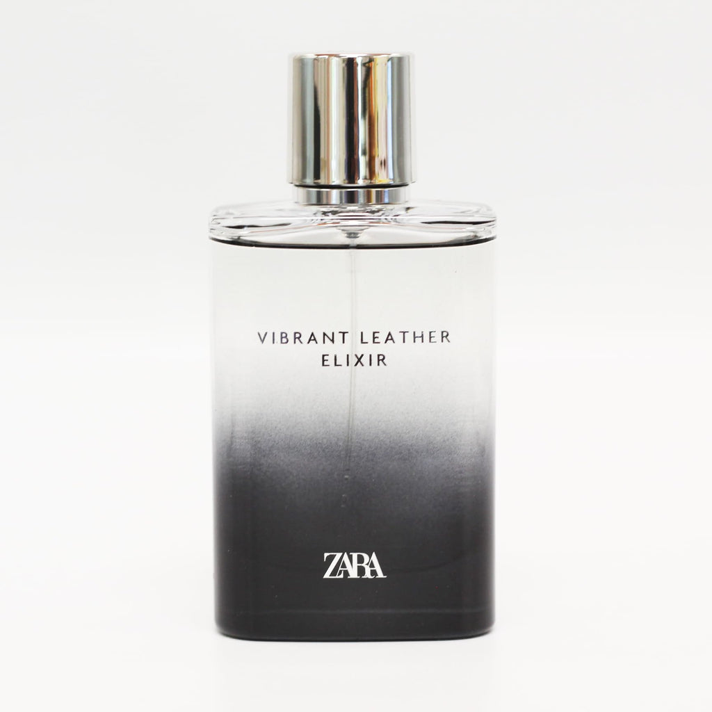 Zara Vibrant Leather Elixir EDP for Men – Intense, Long-Lasting Bergamot, Leather, Patchouli & Papyrus 100ml