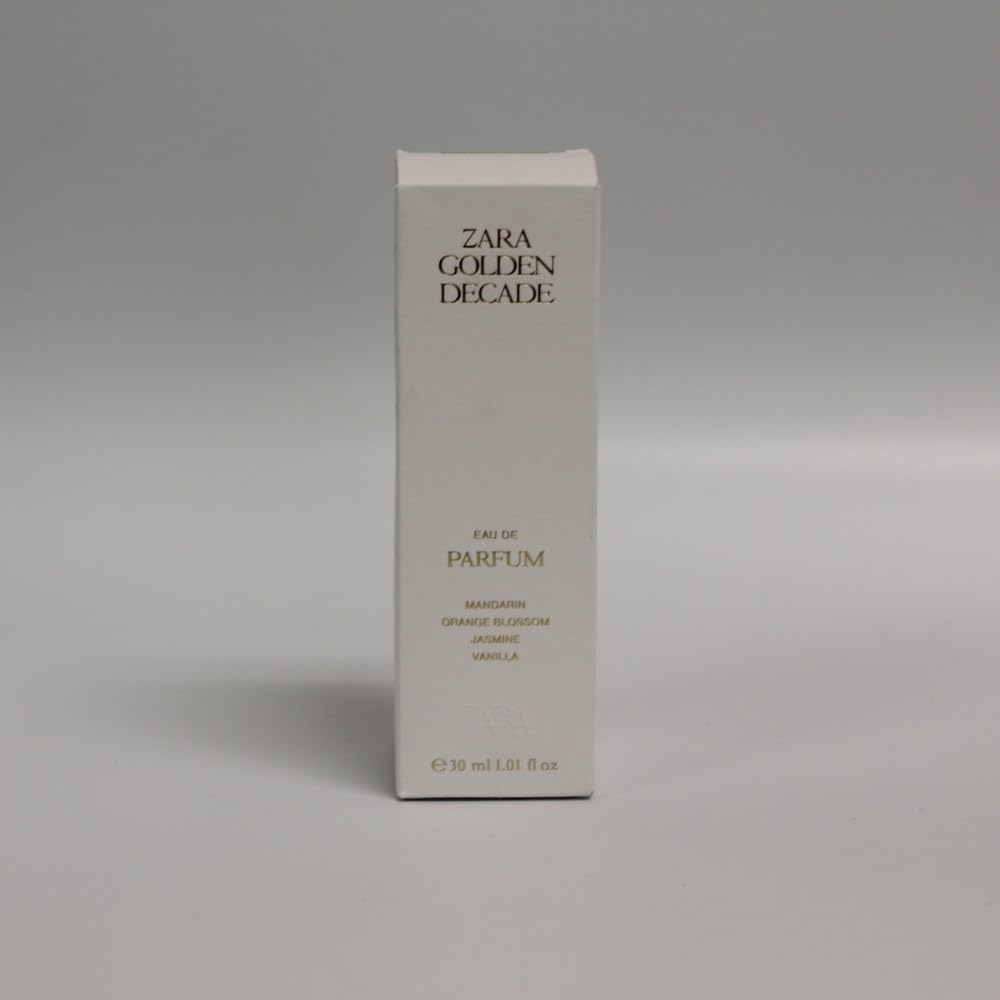 Zara Golden Decade EDP – Hypnotic White Floral Fragrance with Jasmine, Orange Blossom & Lavender | 30ml