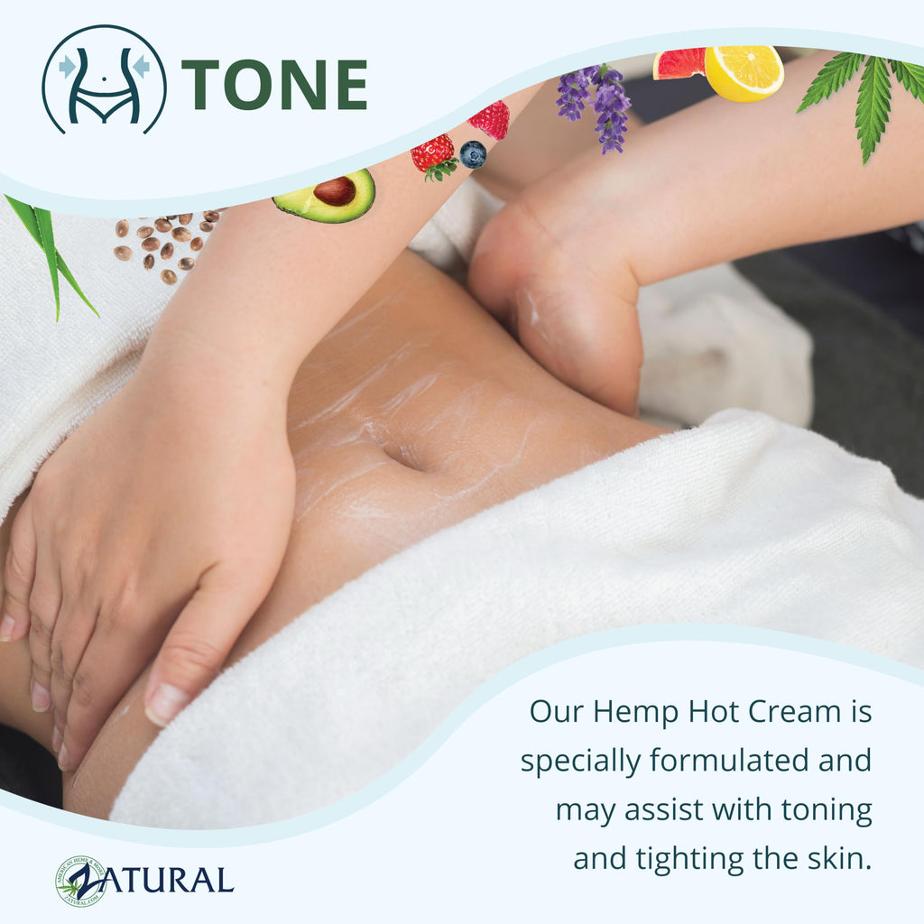 Zatural Hemp Hot Cream with Essential Oil Blend – Aloe & Hemp Massage Cream (Gallon)