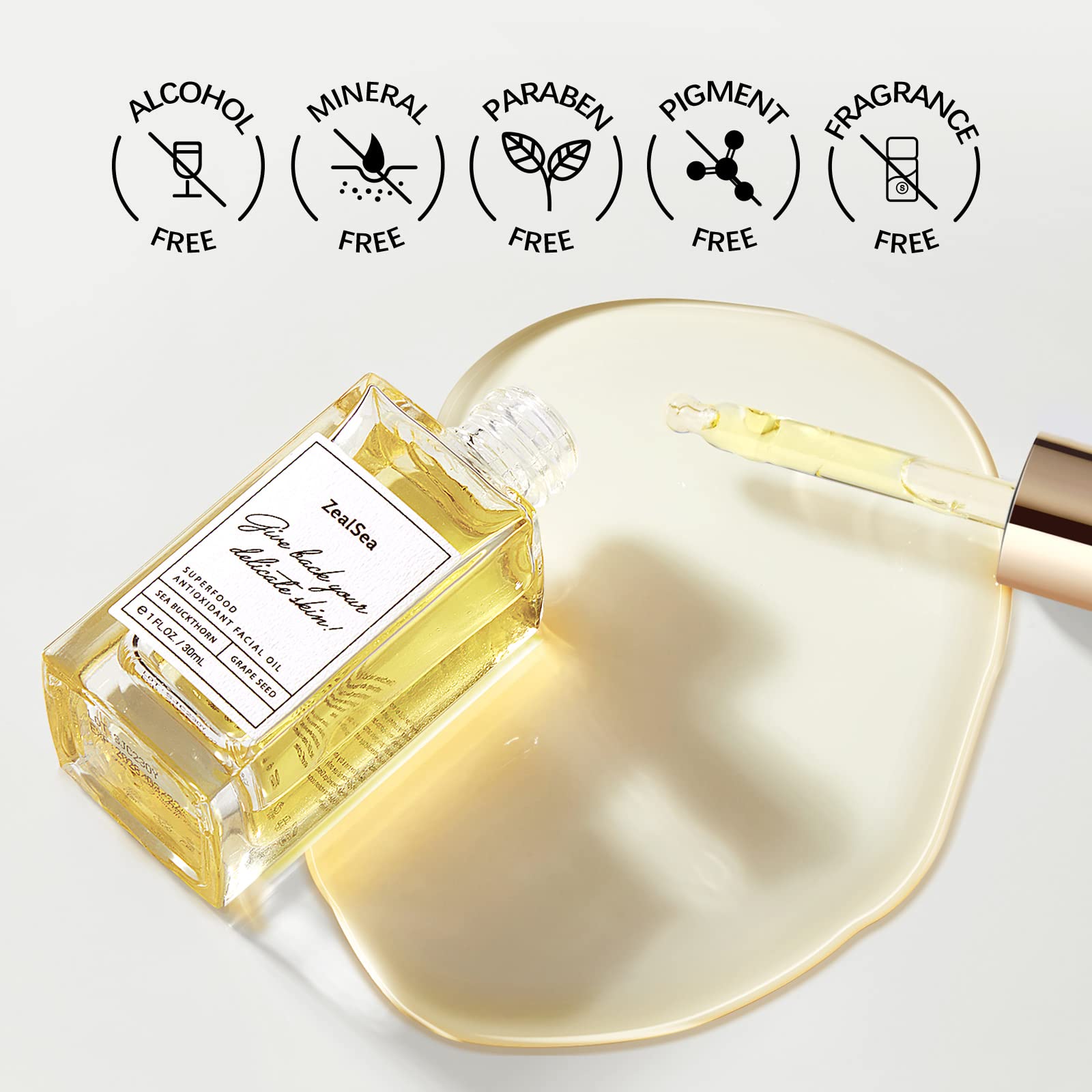 ZealSea Superfood Antioxidant Face Oil | Plant-Based Hydration for All Skin Types