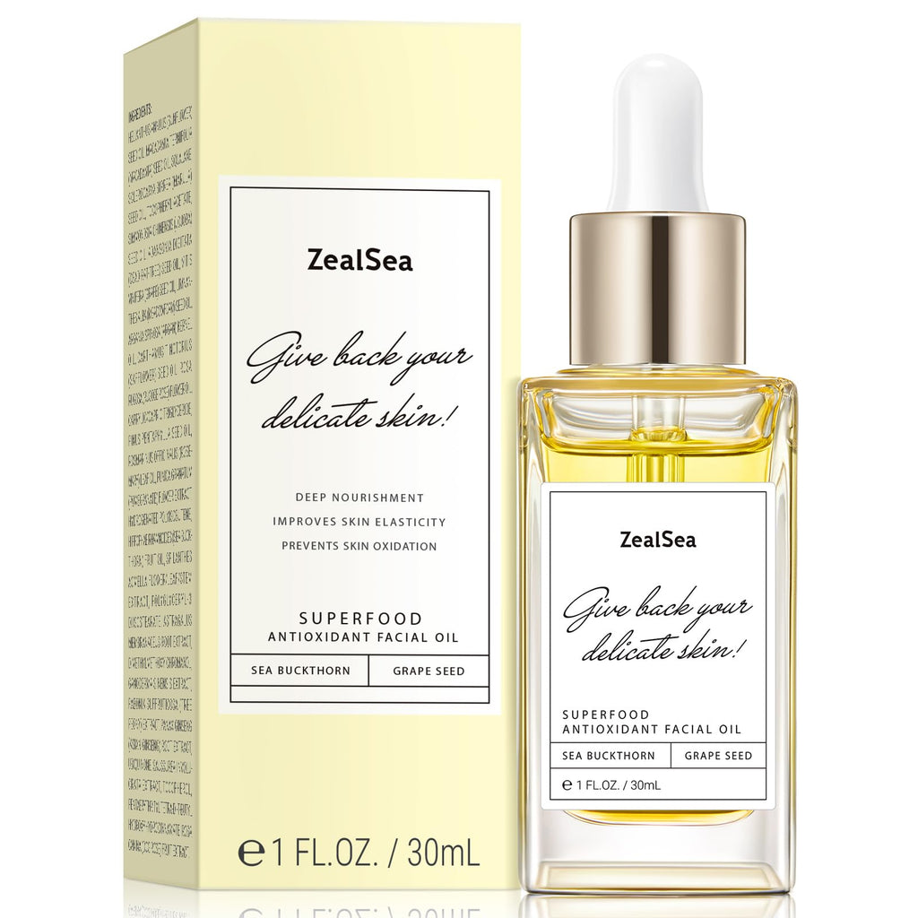 ZealSea Superfood Antioxidant Face Oil | Plant-Based Hydration for All Skin Types
