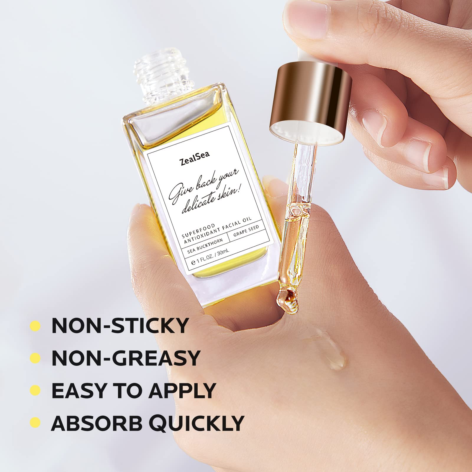 ZealSea Superfood Antioxidant Face Oil | Plant-Based Hydration for All Skin Types