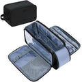 ZEEMO Travel Toiletry Bag for Men – Large, Water-Resistant, Double-Sided Full-Open Dopp Kit