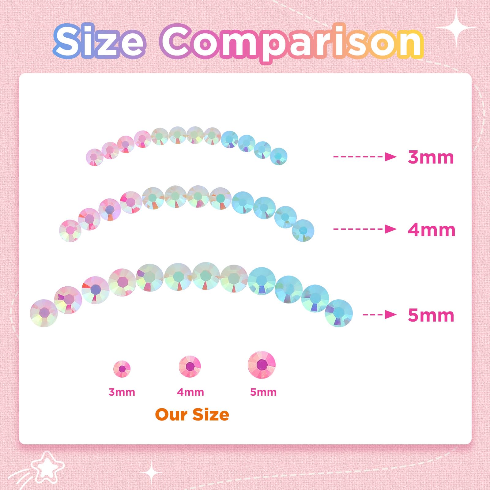 Zefy 40 Colors Resin Jelly Rhinestones – 4mm Bedazzling Kit with 19,000 Pcs & Glue