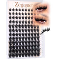 Zegaine Manga Lash Clusters — Wispy Spikes, D-Curly, 10–18mm, 120Pcs